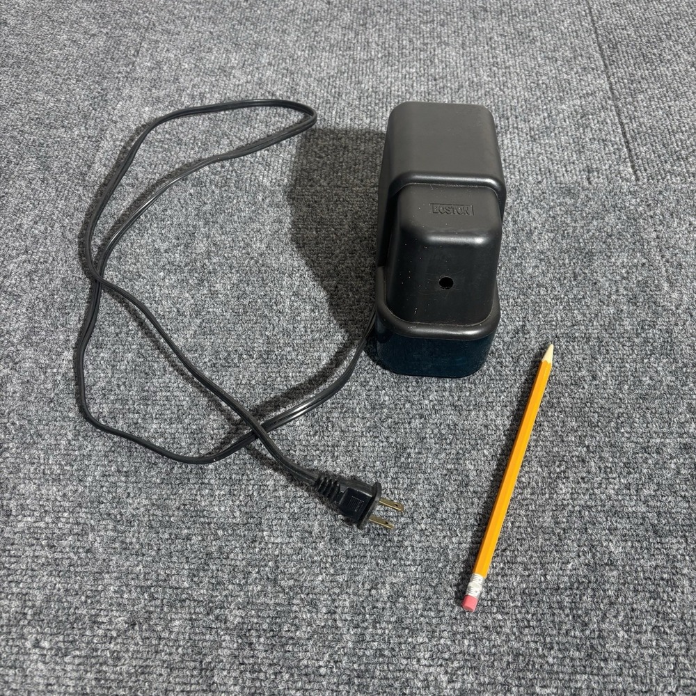 Boston Electric Pencil Sharpener Model 22 Made in USA Tested Works Great